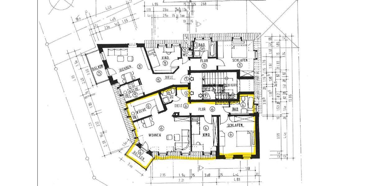 Etagenwohnung Heidenau - 3 Zimmer, 82 m&sup2;, 620&euro; | Angebot:25646717