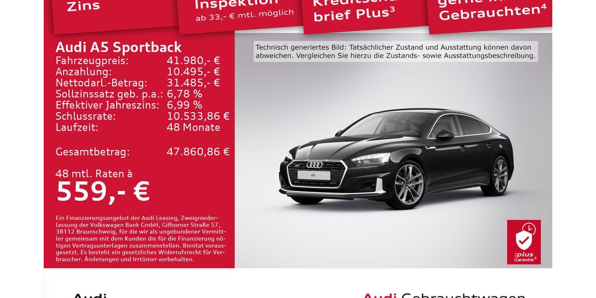 Audi A5 28.490 km 40.980 &euro; Dresden 01169