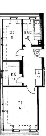 Dachgeschoßwohnung Dresden Blasewitz - 2 Zimmer, 56 m&sup2;, 171.000&euro; | Angebot:26709445