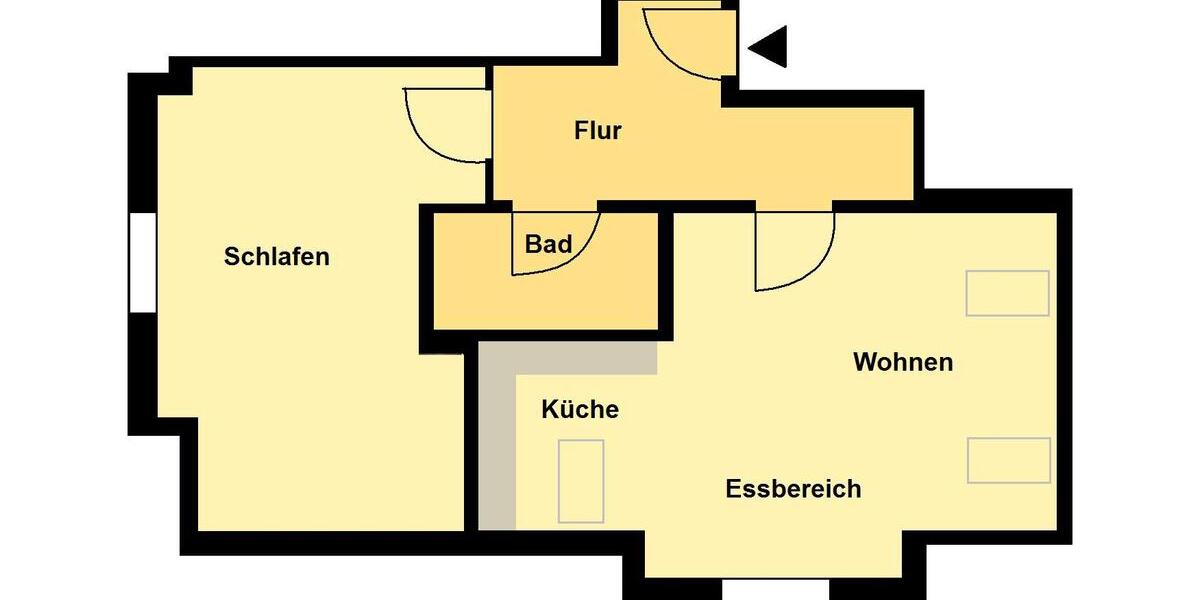 Etagenwohnung Dresden Leuben - 2 Zimmer, 60 m&sup2;, 540&euro; | Angebot:25613159