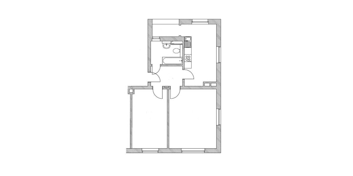 Etagenwohnung Dresden Leuben - 2 Zimmer, 60 m&sup2;, 466&euro; | Angebot:26572753