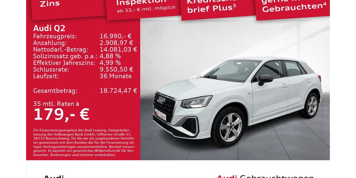 Audi Q2 107.811 km 15.990 &euro; Dresden 01067
