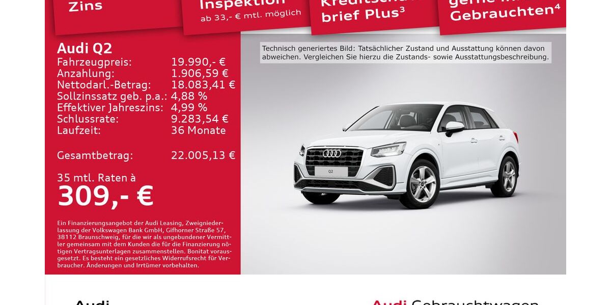 Audi Q2 107.811 km 18.990 &euro; Dresden 01067