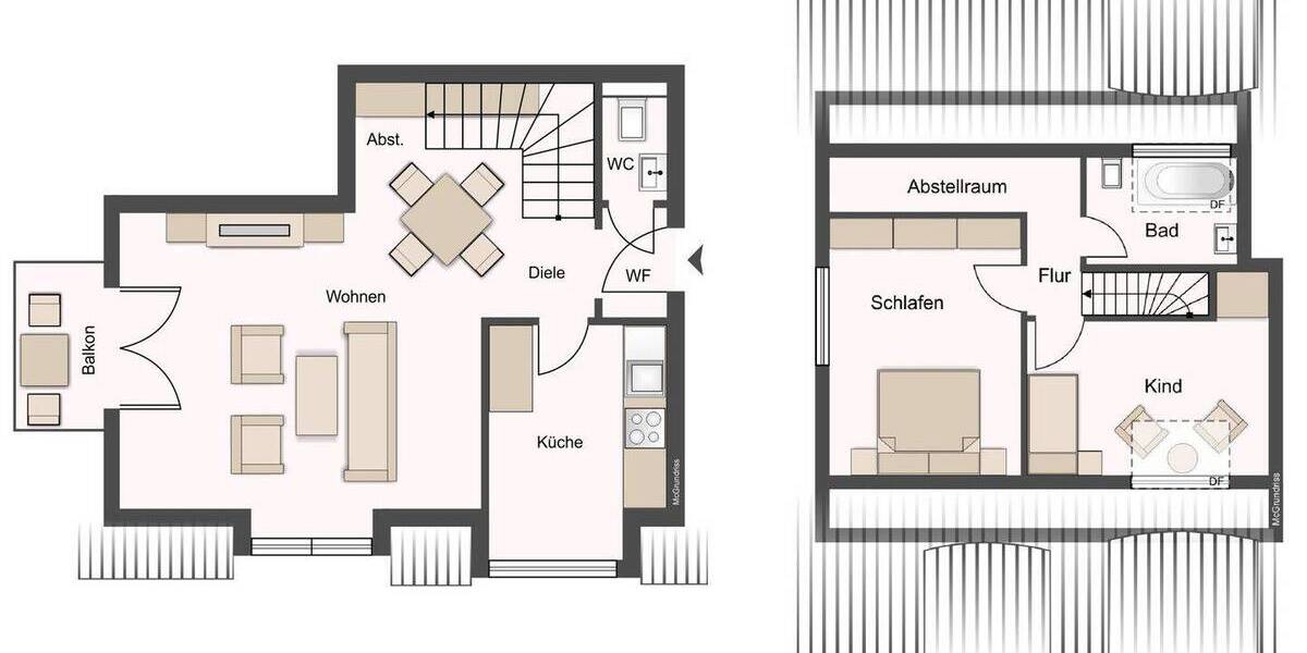 Etagenwohnung Dresden Weixdorf - 3 Zimmer, 76 m&sup2;, 225.000&euro; | Angebot:26806651