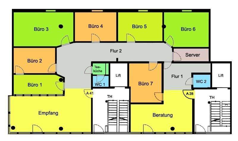 Großzügige Büroeinheit mit optimaler Raumaufteilung in der Leipziger Vorstadt! 9 zimmer