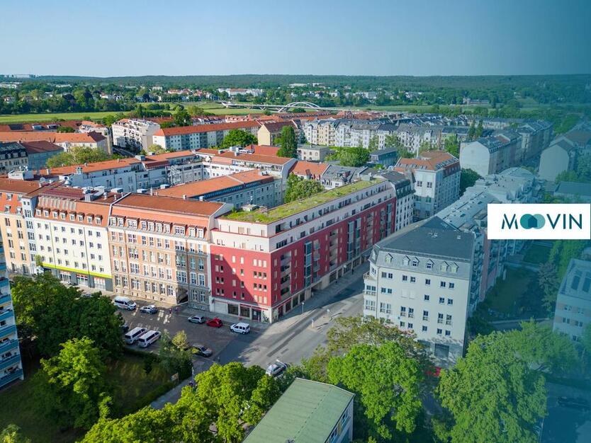 ** Schickes 1-Zimmer-Apartment mit Balkon und Pantryküche an der Elbe **