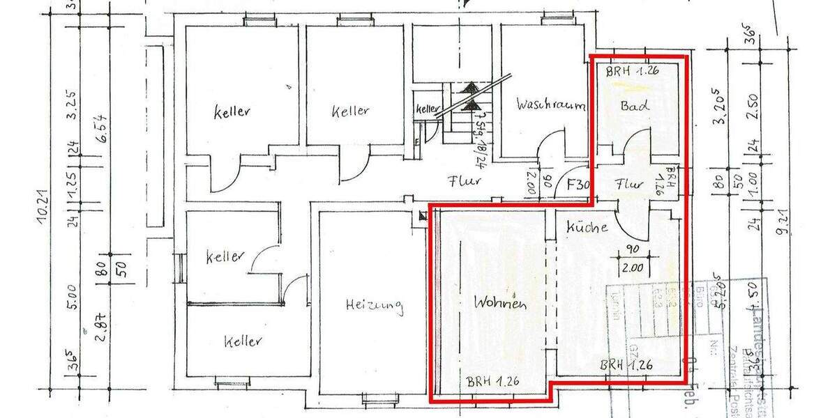 Sanierte 2-Raum-Wohnung im DG mit großzügigem Hobbyraum im Souterrain 2 zimmer