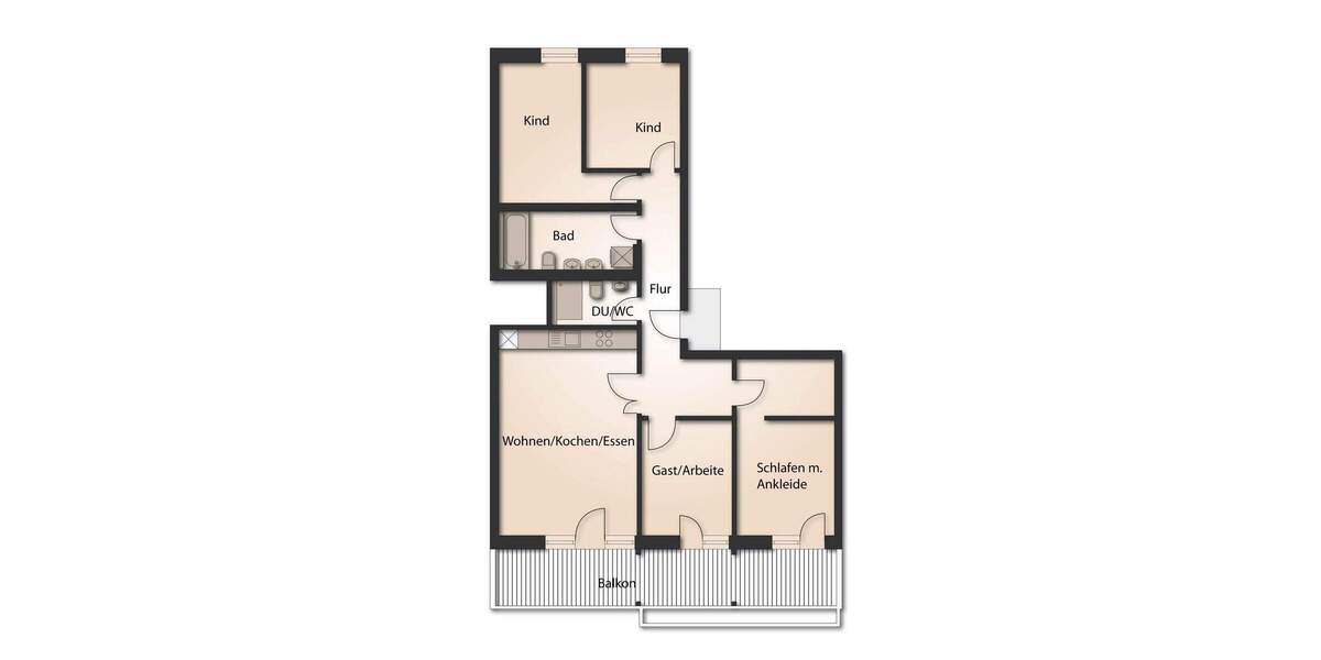 Etagenwohnung Dresden / Plauen Südvorstadt-West - 5 Zimmer, 116 m&sup2;, 730.000&euro; | Angebot:25708318
