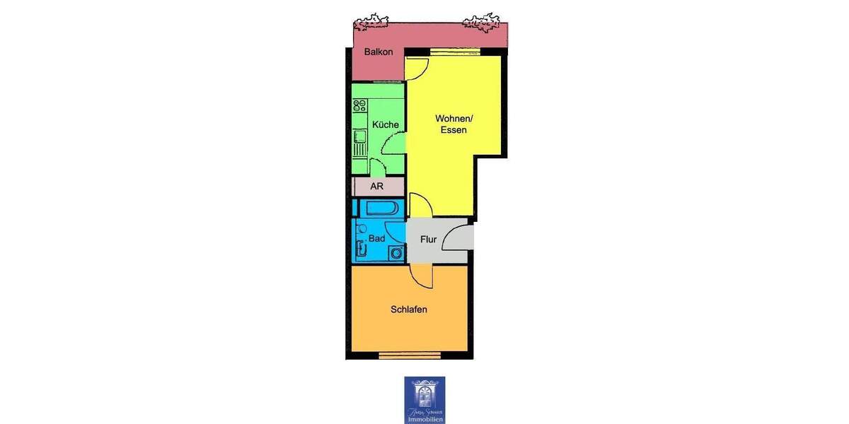Etagenwohnung Dresden Pieschen-Süd - 2 Zimmer, 58 m&sup2;, 515&euro; | Angebot:25781190