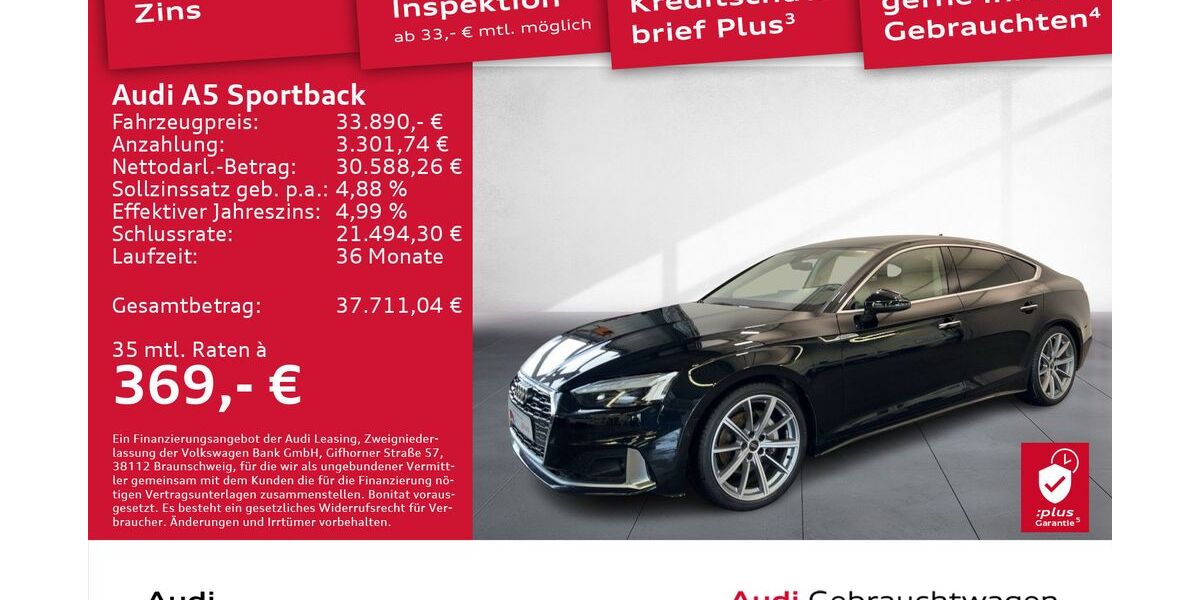 Audi A5 81.494 km 33.890 &euro; Dresden 01169