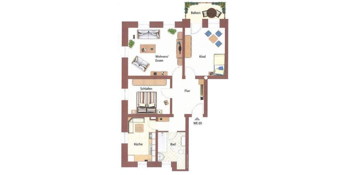 Etagenwohnung Radebeul - 3 Zimmer, 74 m&sup2;, 185.000&euro; | Angebot:25815580