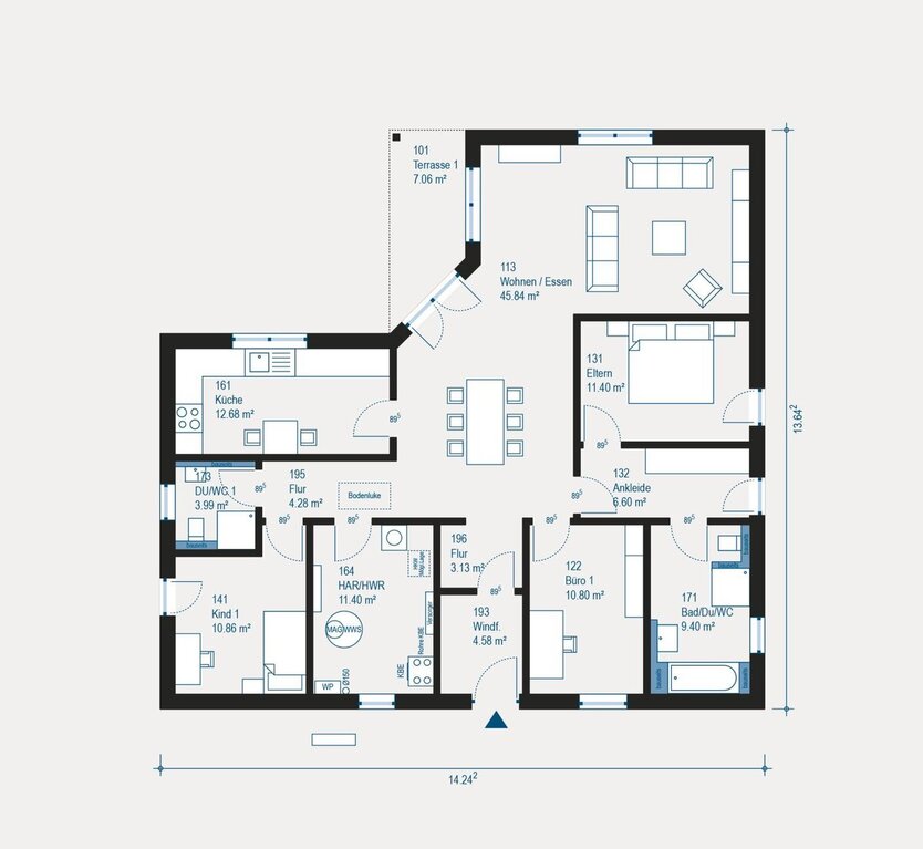 Bungalow-Traum: Allkauf Lifetime 5 in Dresden- Schönfeld 4 zimmer