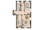 Etagenwohnung Dresden Prohlis - 3 Zimmer, 71 m&sup2;, 539&euro; | Angebot:26367403