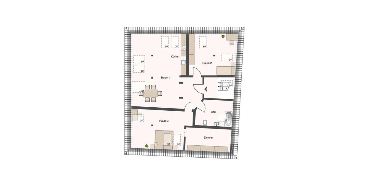 Dachgeschoßwohnung Dresden Cotta - 3 Zimmer, 77 m&sup2;, 999&euro; | Angebot:24810863