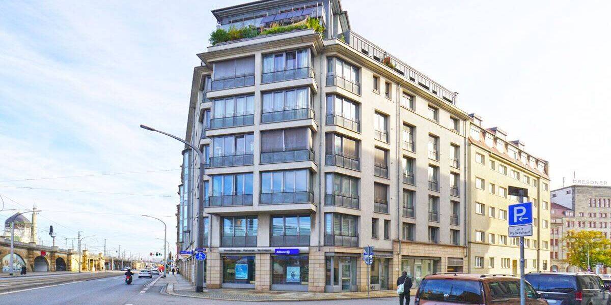 Etagenwohnung Dresden Wilsdruffer Vorstadt/Seevorstadt-West - 2 Zimmer, 50 m&sup2;, 540&euro; | Angebot:26543257