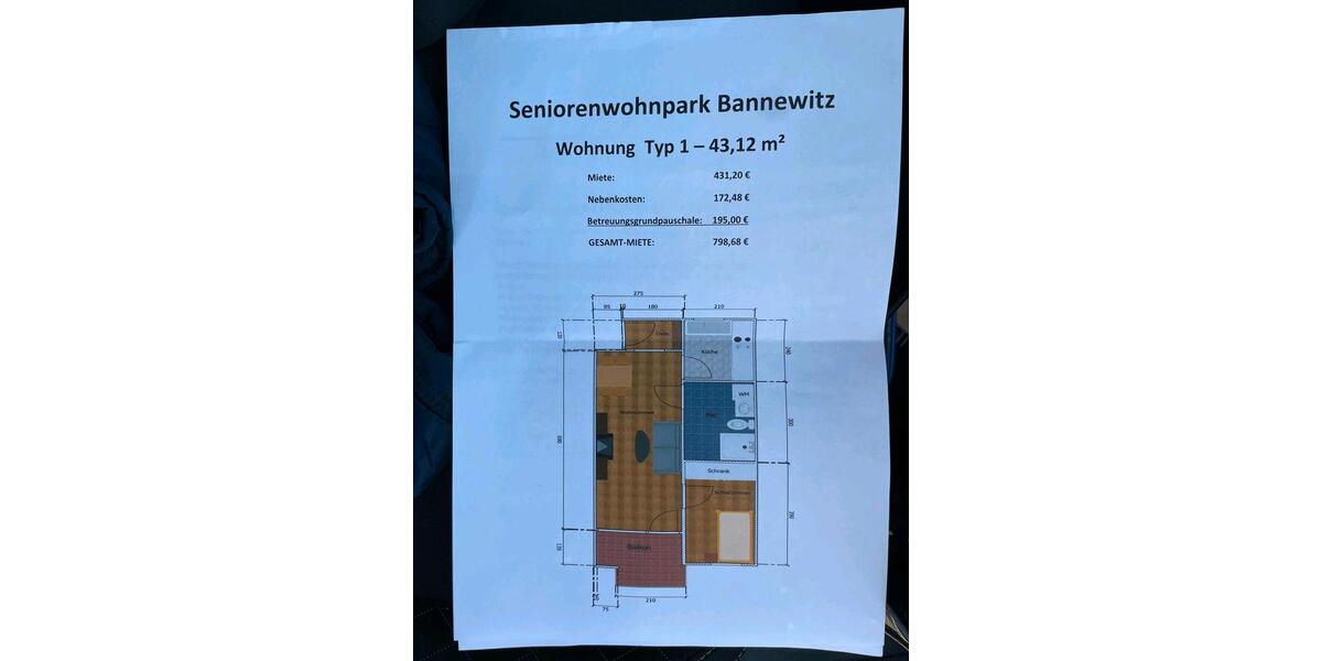 Etagenwohnung Dresden Plauen - 2 Zimmer, 43 m&sup2;, 799&euro; | Angebot:26063186