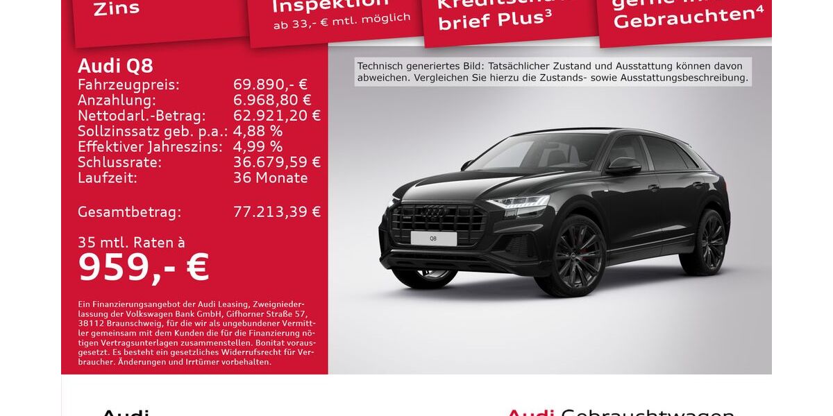 Audi Q8 90.476 km 68.890 &euro; Dresden 01067