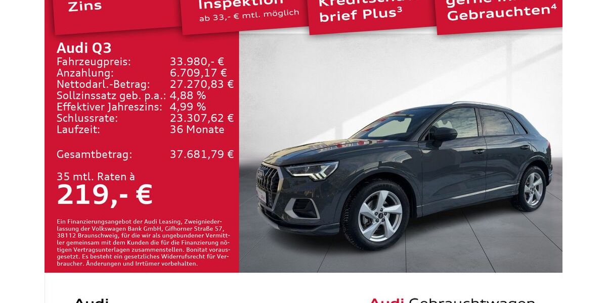 Audi Q3 18.947 km 32.990 &euro; Dresden 01067