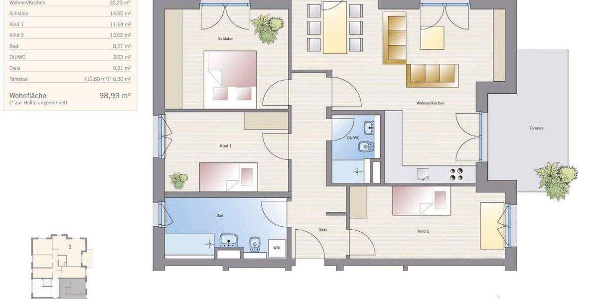 Etagenwohnung Dresden Klotzsche - 4 Zimmer, 98 m&sup2;, 675.000&euro; | Angebot:25690839