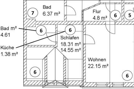 Wohnung 2G 2 Zimmer 2 zimmer