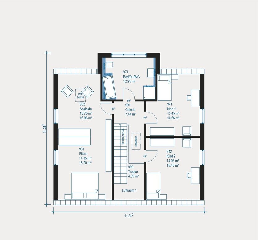 Highline 7 - Ihr Raumwunder für familienfreundliches Wohnen 5 zimmer