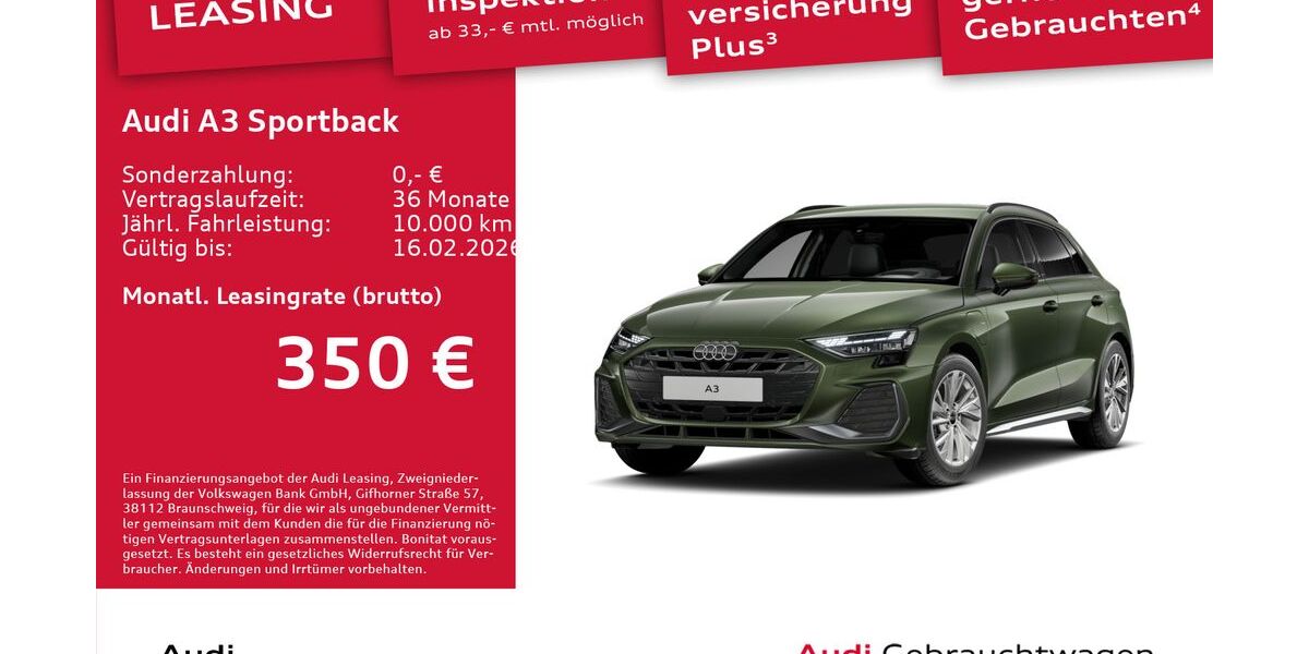 Audi A3 10.734 km 39.890 &euro; Dresden 01067