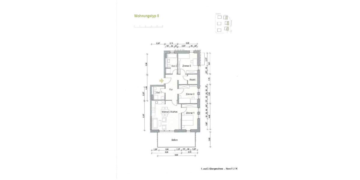 Etagenwohnung Ottendorf-Okrilla Medingen - 4 Zimmer, 97 m&sup2;, 1.570&euro; | Angebot:25775278