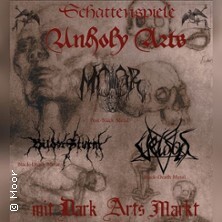 Schattenspiele - Unholy Arts | Black Metal mit Kunstmarkt Dresden
