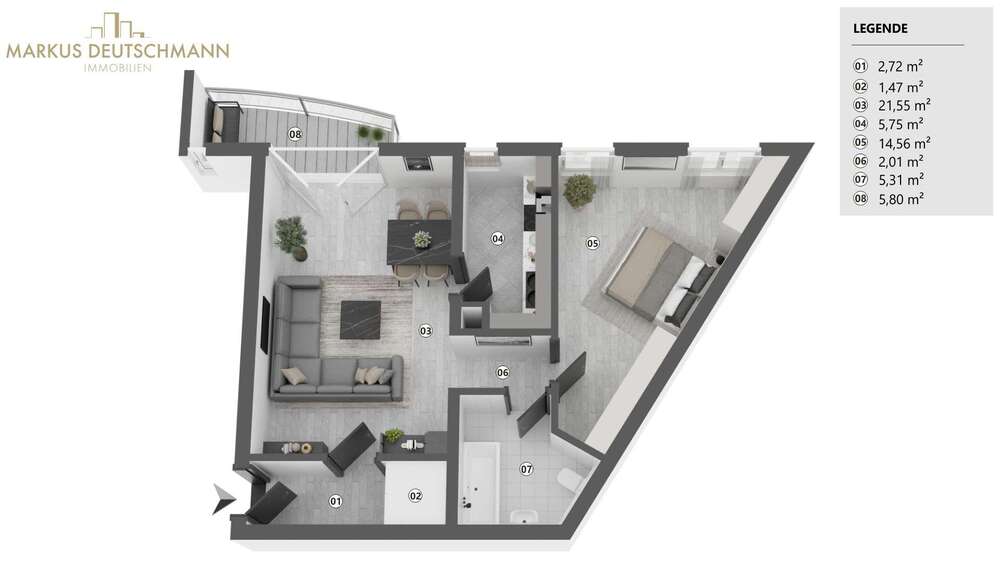 Deine Chance: Renovierungsbedürftige 2-Raum-Wohnung in Dresden-Weißig zu verkaufen! - Etagenwohnung Dresden Schönfeld-Weißig | Angebot:25416211