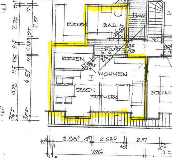 Etagenwohnung Radeburg - 1 Zimmer, 36 m&sup2;, 360&euro; | Angebot:26674747