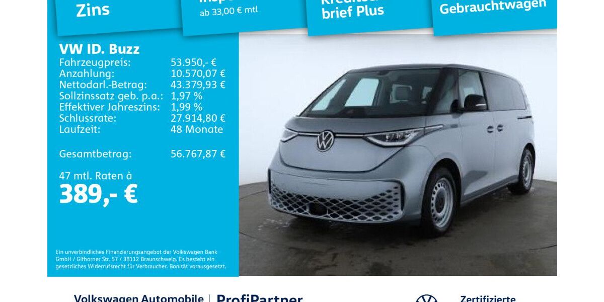 VW ID. Buzz 13.994 km 53.950 &euro; Dresden 01067