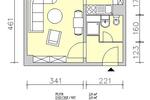 Dachgeschoßwohnung Freital - 1 Zimmer, 25 m&sup2;, 171&euro; | Angebot:25996036