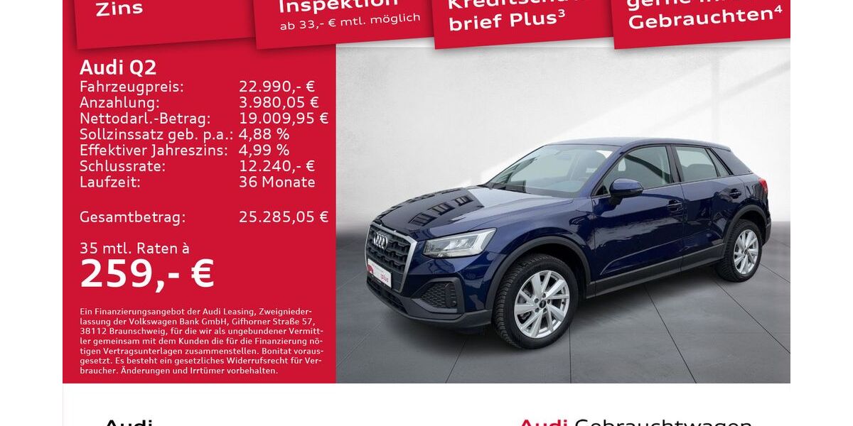 Audi Q2 26.082 km 22.990 &euro; Dresden 01067