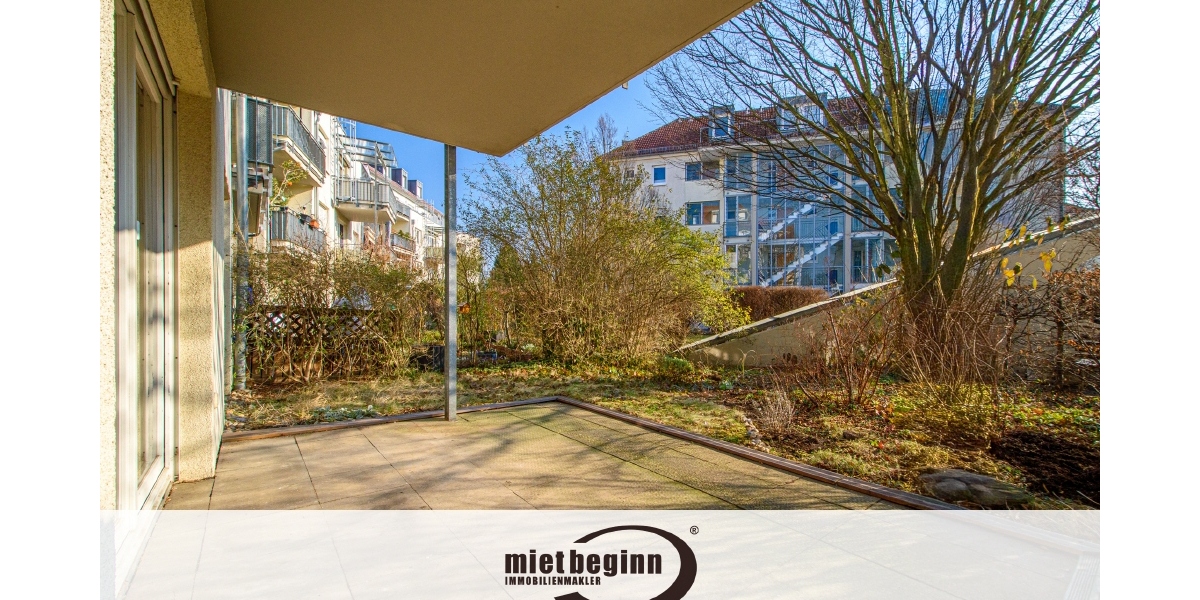 HELL & FREUNDLICH – BEZUGSFREI – GROSSE TERRASSE – WANNENBAD – TG-PARKER - Terrassenwohnung Dresden Strehlen | Angebot:25806752