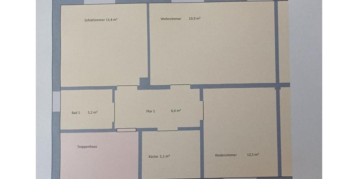 Erdgeschoßwohnung Bannewitz - 3 Zimmer, 60 m&sup2;, 560&euro; | Angebot:25570324