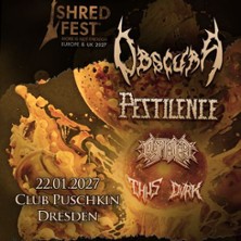 Obscura + Pestilence 22.01.2027 Puschkin Club