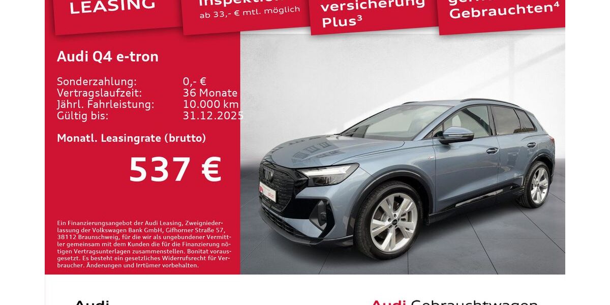 Audi Q4 e-tron 7.572 km 45.450 &euro; Dresden 01067