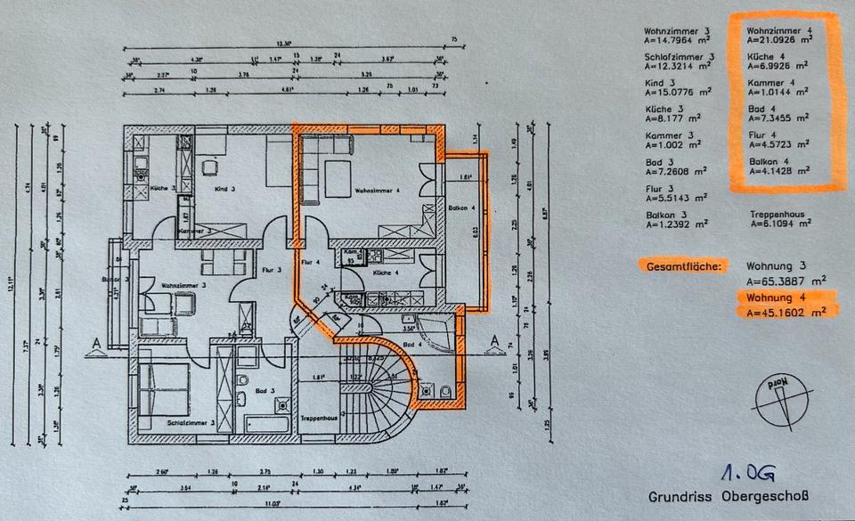 Etagenwohnung Dresden Pieschen - 1 Zimmer, 45 m&sup2;, 129.500&euro; | Angebot:26604889