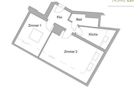 Wohnung Dresden Tolkewitz - 2 Zimmer, 45 m&sup2;, 130.000&euro; | Angebot:27504276