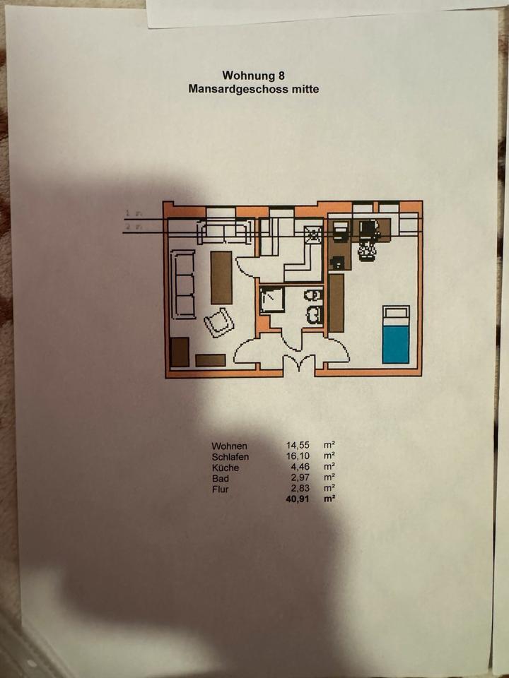 Zwei Raum Wohnung in Kaditz (am Elbepark)