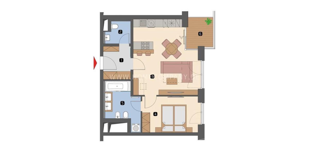 Etagenwohnung Dresden Plauen - 2 Zimmer, 55 m&sup2;, 1.700&euro; | Angebot:25000916