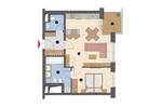 Terrassenwohnung Dresden Plauen - 2 Zimmer, 55 m&sup2;, 1.700&euro; | Angebot:25000916