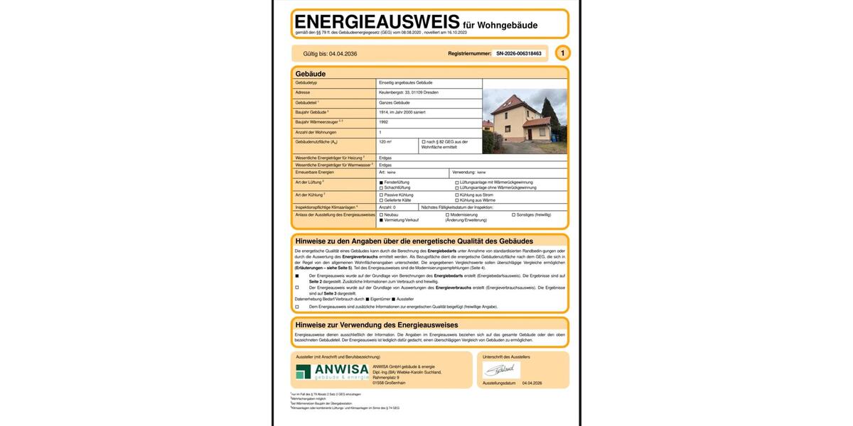 Doppelhaushälfte Dresden Klotzsche - 4 Zimmer, 110 m&sup2;, 459.000&euro; | Angebot:26611818