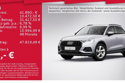 Audi Q3 6.542 km 41.890 € Dresden 01067
