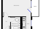 Etagenwohnung Dresden Cotta - 1 Zimmer, 29 m&sup2;, 335&euro; | Angebot:26477147