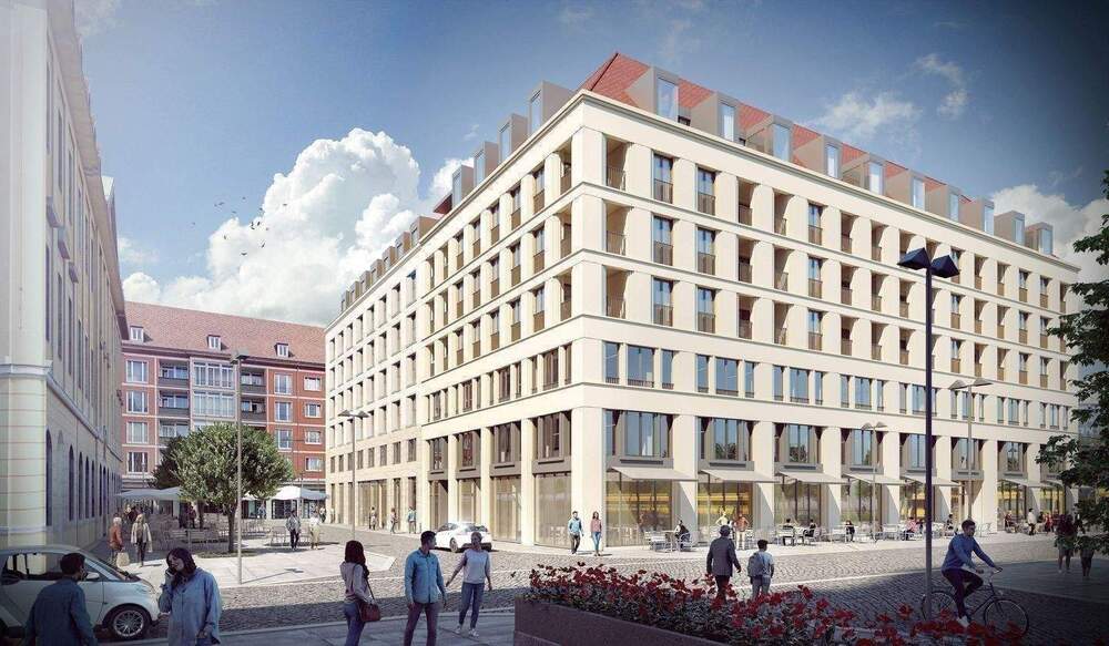 Etagenwohnung Dresden Innere Altstadt - 3 Zimmer, 90 m&sup2;, 1.586&euro; | Angebot:26595102