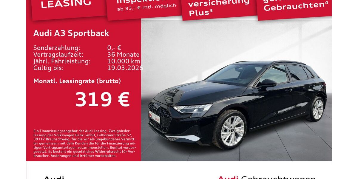 Audi A3 5.358 km 32.450 &euro; Dresden 01067