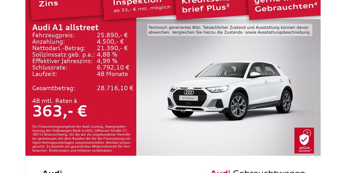 Audi A1 23.920 km 24.980 € Dresden 01169