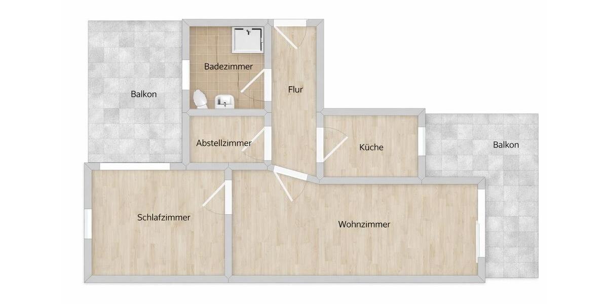 Dachgeschoßwohnung Weinböhla - 2 Zimmer, 58 m&sup2;, 463&euro; | Angebot:25758681