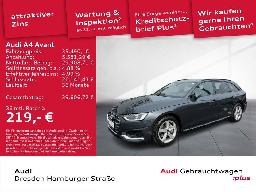 Audi A4 20.491 km 34.490 € Dresden 01067